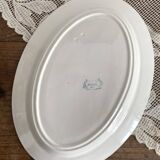 Boch Frères Rubis model ironstone oval dish