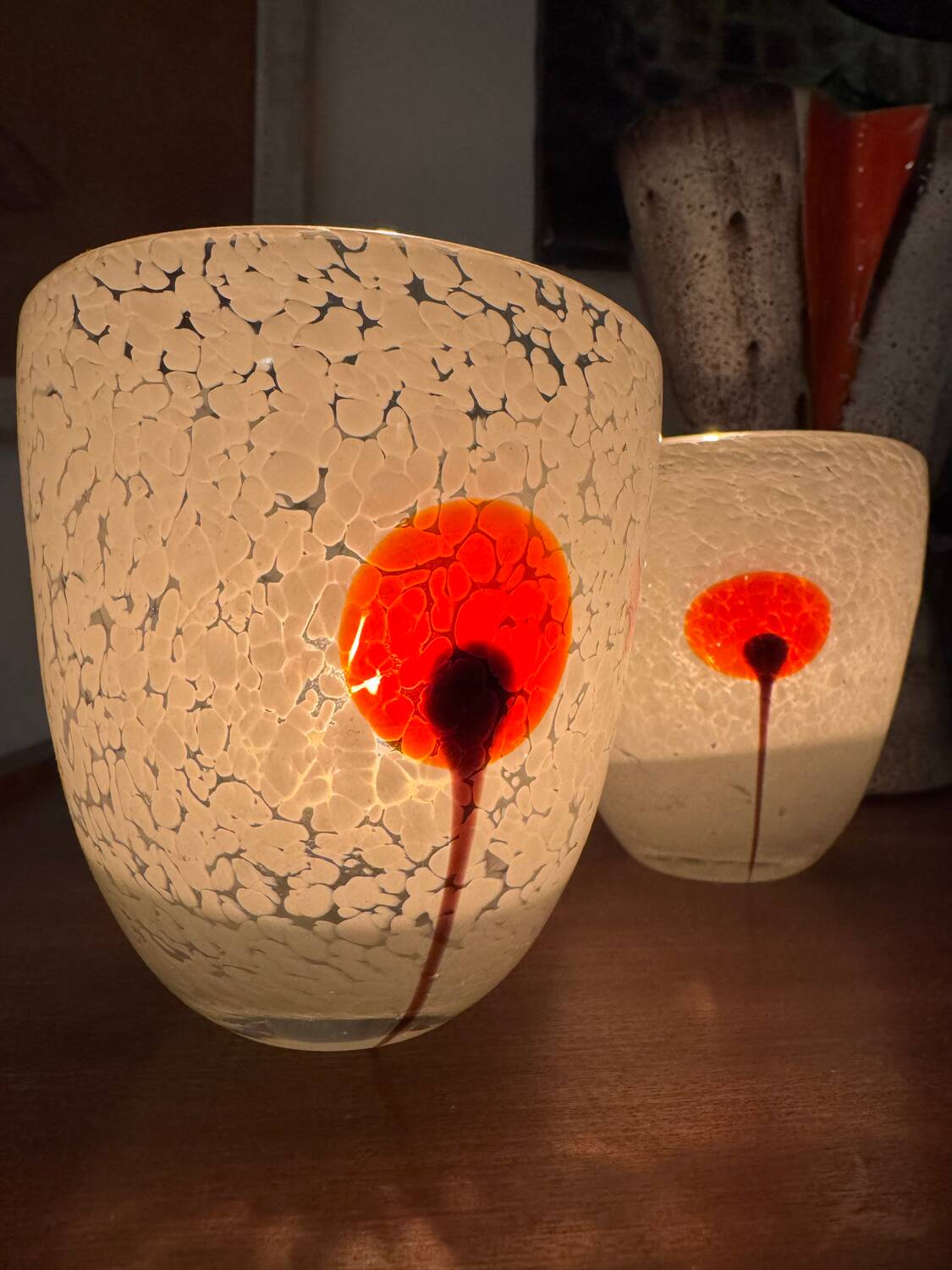 Photophores verre de Murano années 70
