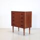 Danish design chest of drawers in teak