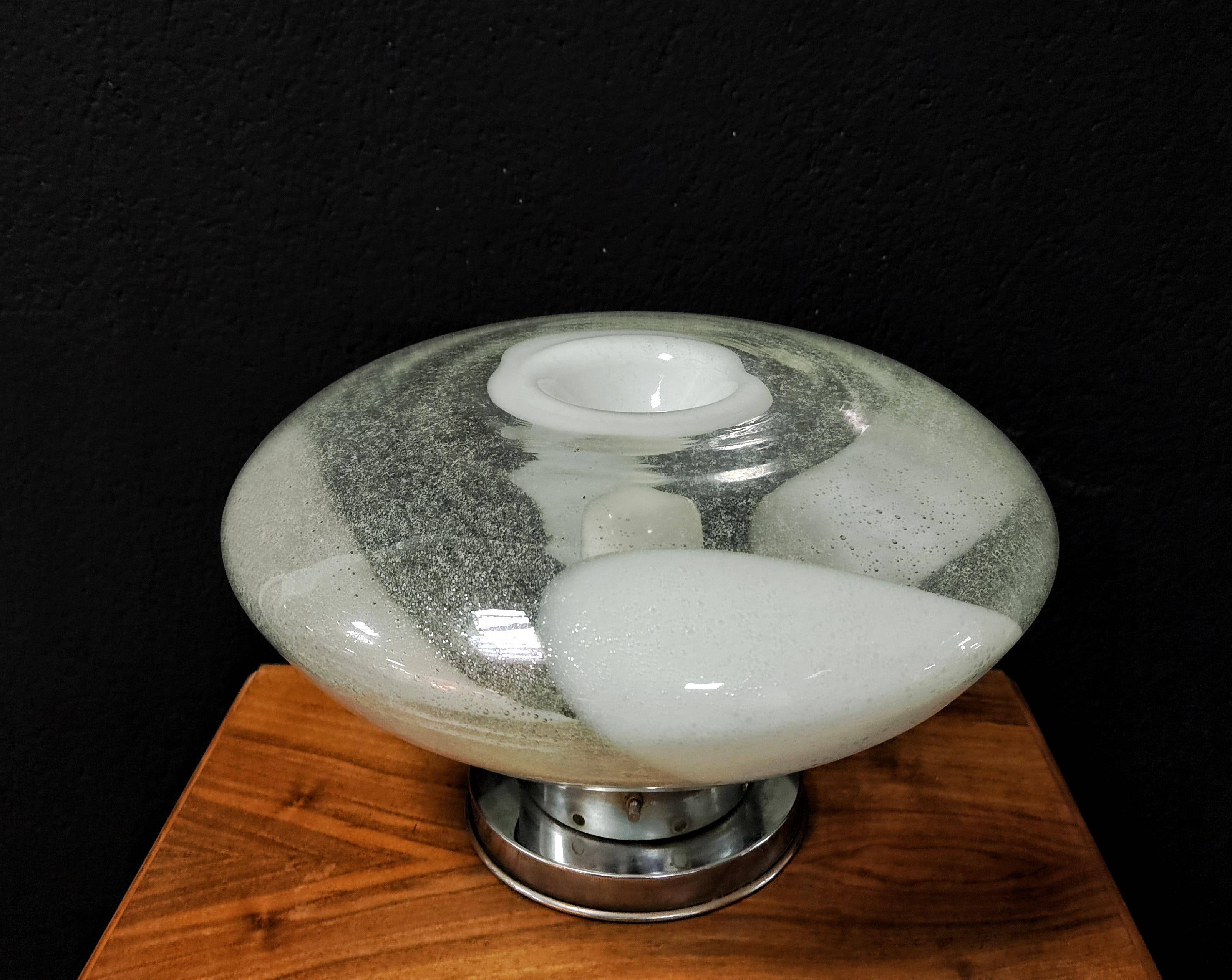 Murano glass table lamp by Carlo Nason, 1970s