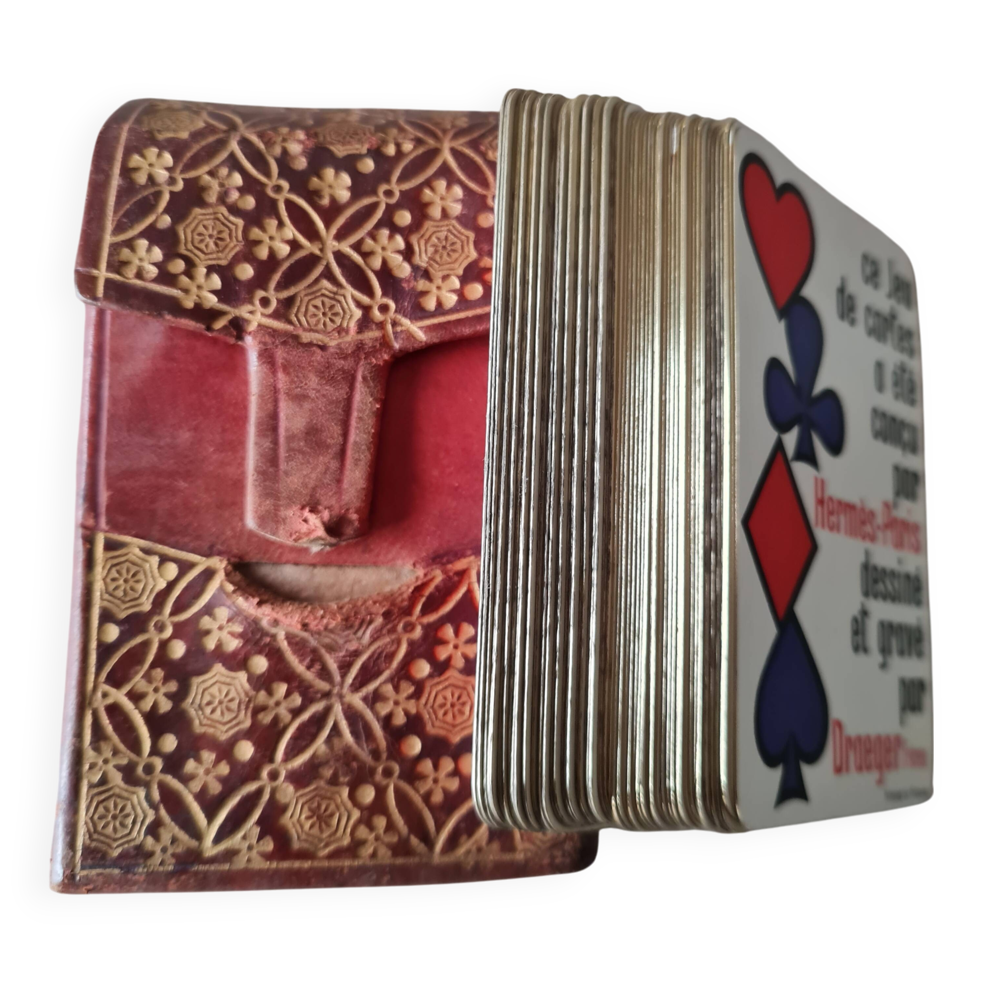 Hermes Paris playing cards designed and engraved by Draeger Frères