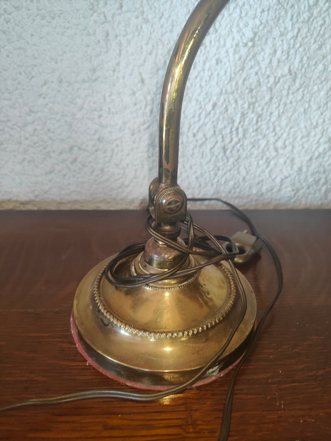 Lampe de piano ou bureau articulée en laiton