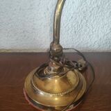 Brass articulated piano or desk lamp