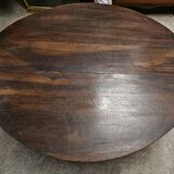 Small oval folding wine table
