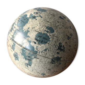 Vintage lunar globe