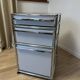 USM Haller pedestal in light grey