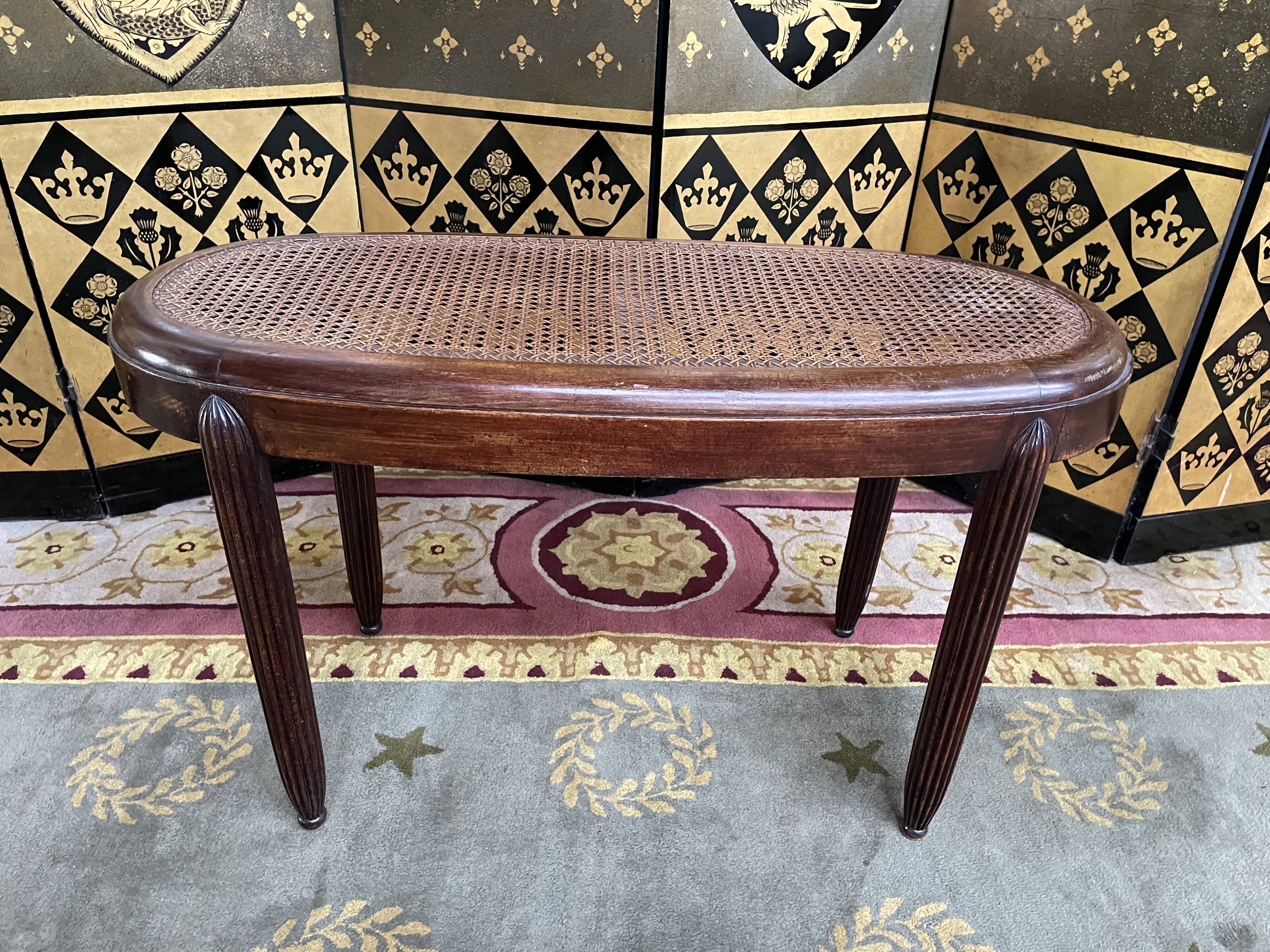 Piano bench art deco period in canning