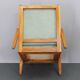 1960s Kozelka and Kropacek Restored Pair of Oak Armchairs, Rare Model