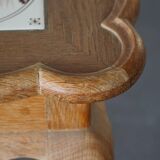 Modern Danish coffee table/console in oak with tiled top, Frits Henningsen, 1950s.