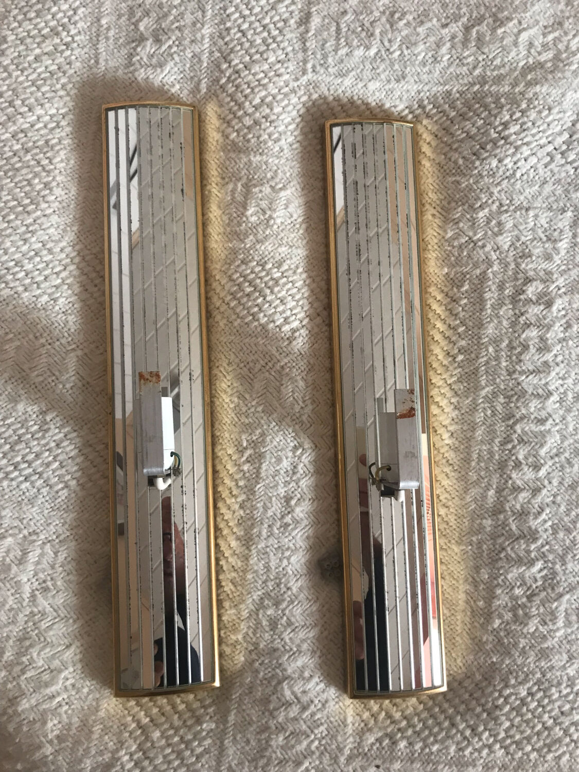 Pair of wall lamps year 70