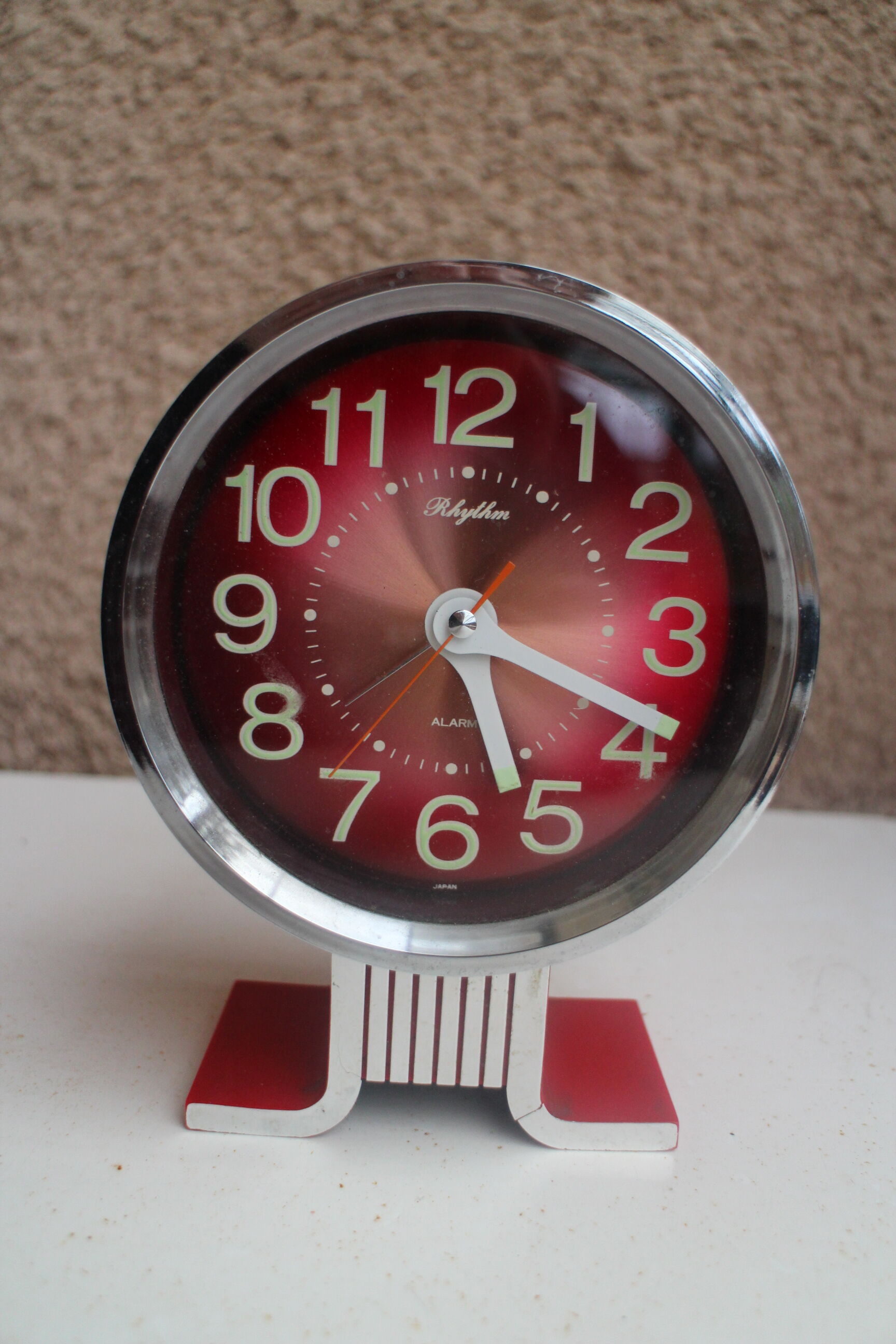 Réveil space age " Rhythm alarm Japan " 1970
