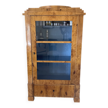 Birch plywood exhibition library, Biedermeier style, XI
