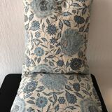 Two blue cushions