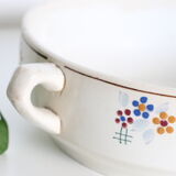 Ceramic salad, Sarreguemines, French Manufacture