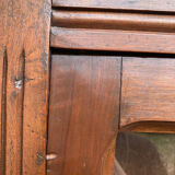 Vintage glass-fronted cabinet