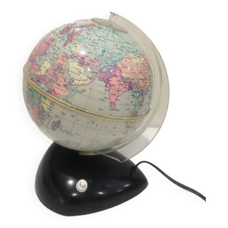 Luminous earth globe