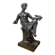 Bronze ancient allegory of the "Arts" sculpture