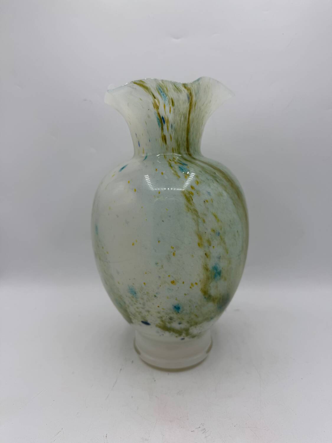 Vase opaline flammée