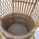 1950 vintage rattan cocktail bar