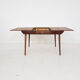 Mid-century teak extendable dining table, the Netherlands 1960’s