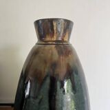 VARNISHED STONEWARE VASE BY JOSEPH TALBOT AT LA BORNE CIRCA 1930