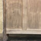 Buffet parisien années 30 aérogommé puis vernis naturel et peinture