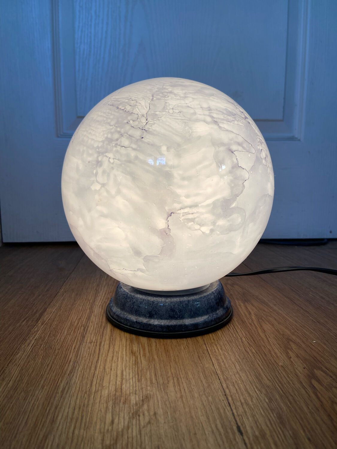 Vintage glass ball lamp