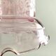 Suspension vintage en verre rose