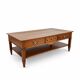 Coffee table in solid cherry wood
