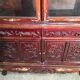 Asia 19th century: Ancient lacquer library, richly carved and decorated.