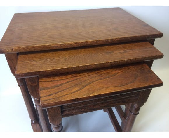 Rustic nesting tables