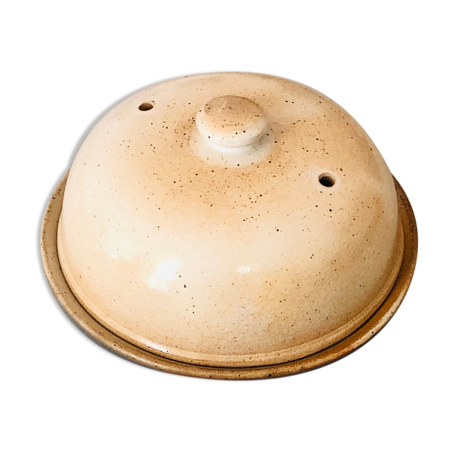 Plateau et cloche à fromage en Grès du Marais
