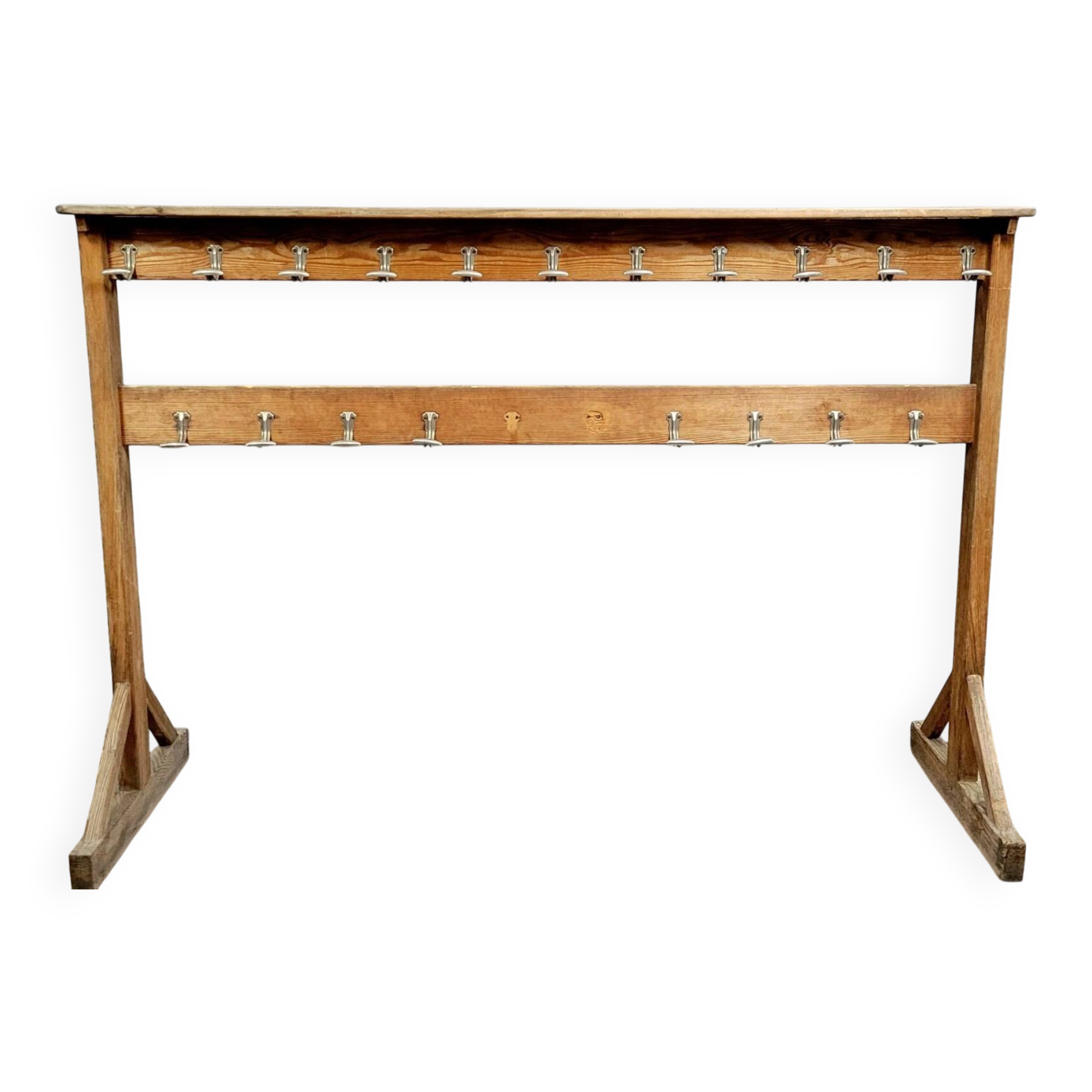 Art Deco school coat rack circa 1940