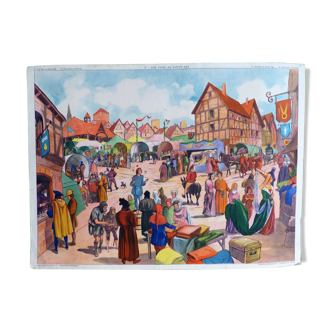 Affiche scolaire Rossignol n° 17&18 thème histoire