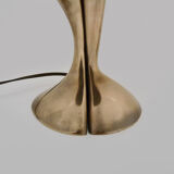 Solid gilded bronze lamp 50s