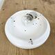 Vintage Ceiling Light with Milk Glass, 1980s