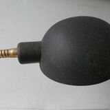1950s lamp, made of black and gold metal