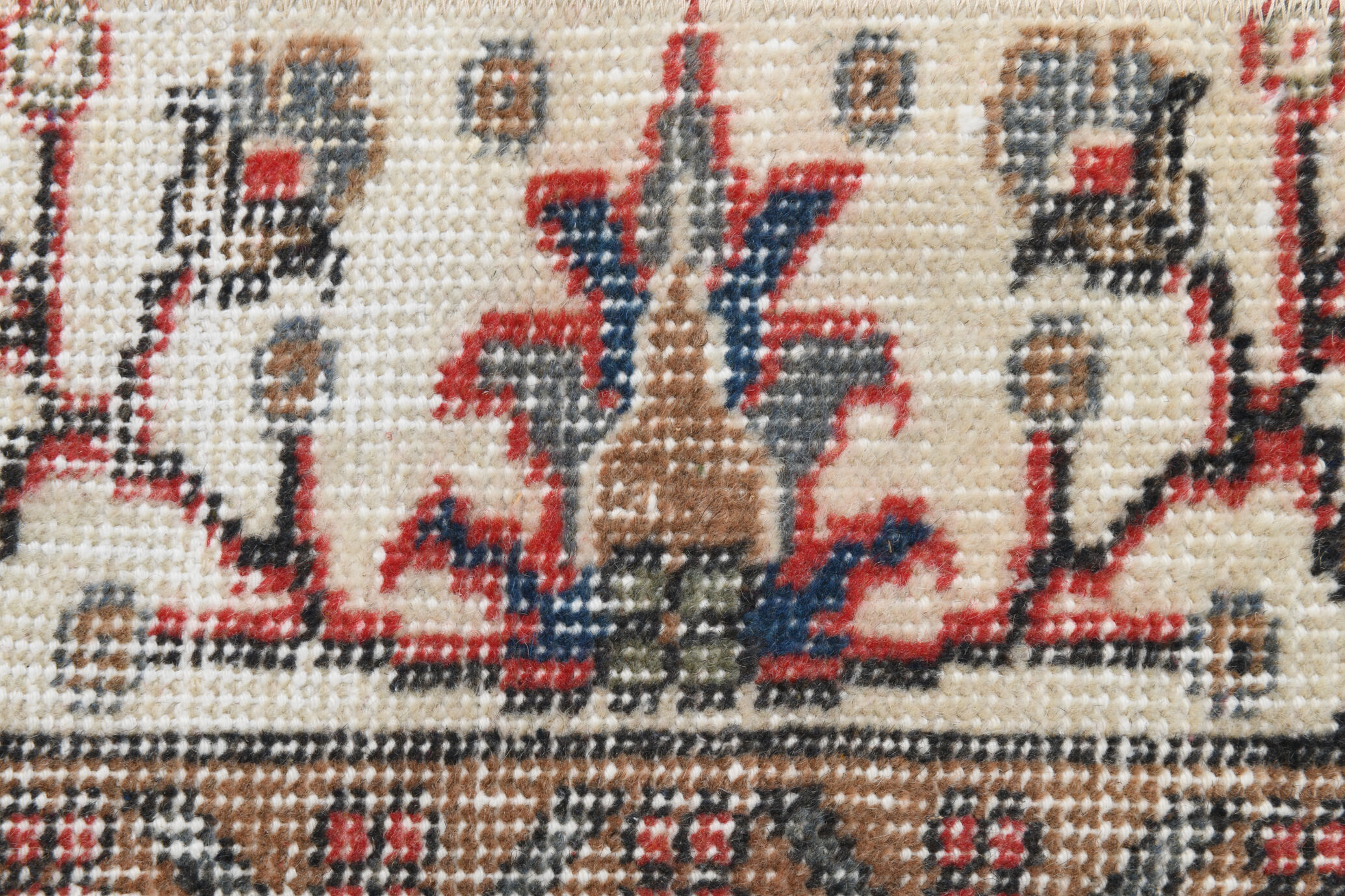 Vintage runner rug. 69x199cm