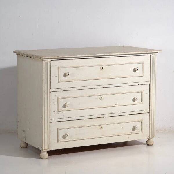 Antique white chest of drawers (c.1920) #40