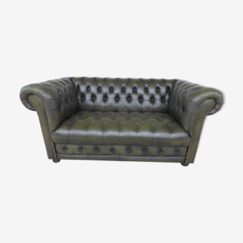 Canapé Chesterfield en cuir