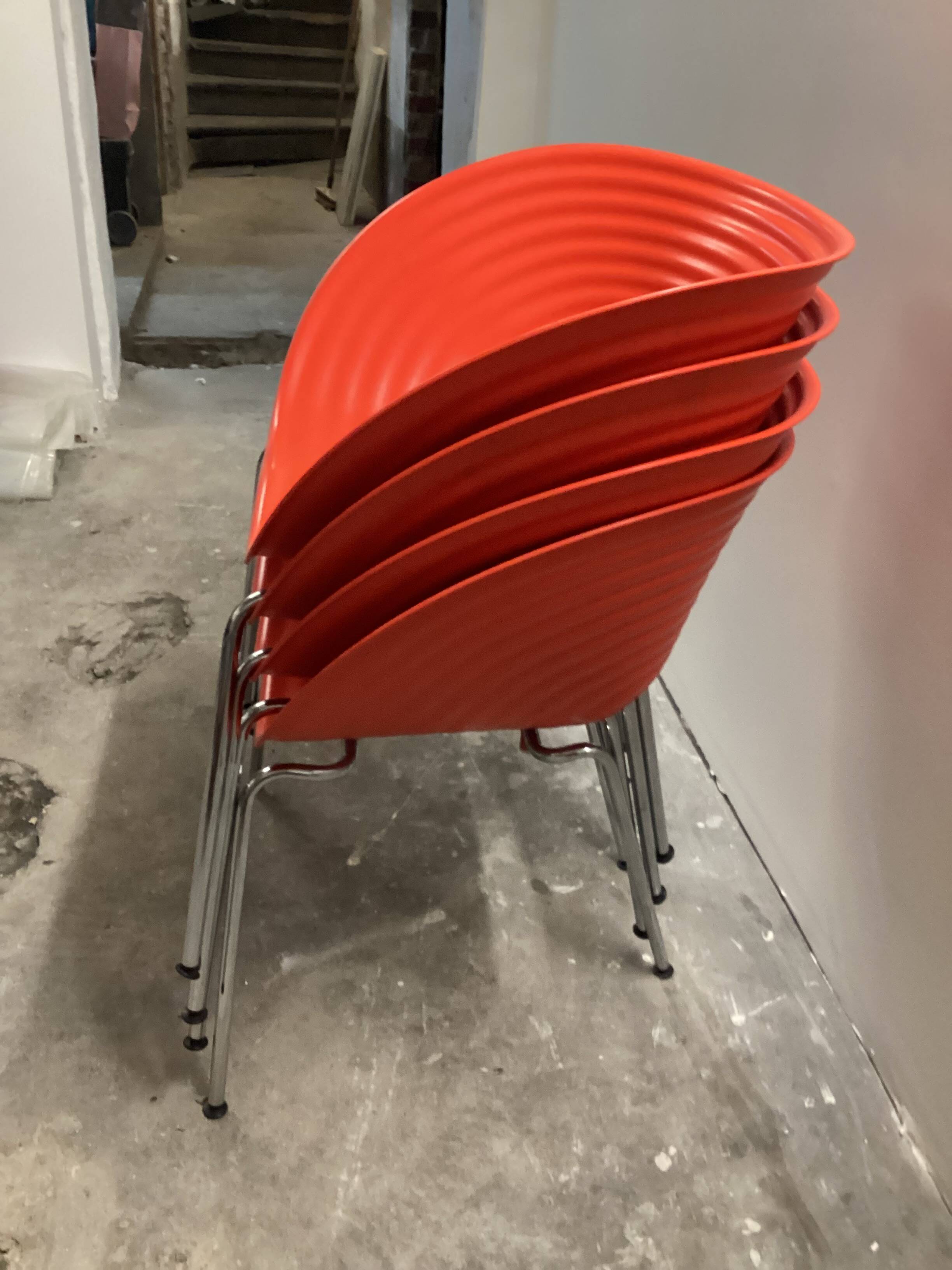 Pair of Tom Vac designer chairs, by Ron Arad