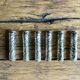 6 silver metal knife rests SILEA vintage