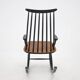 1960s Varjosen Puunjalostus Beech Rocking Chair, Finland