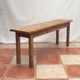 Light wood farmhouse bench around the years 1960-1970 dimension: height -44.5cm- width -103cm-