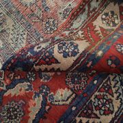 Indian runner rug, long handwoven  mahal carpet  95x447cm