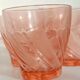 Vintage pink glass