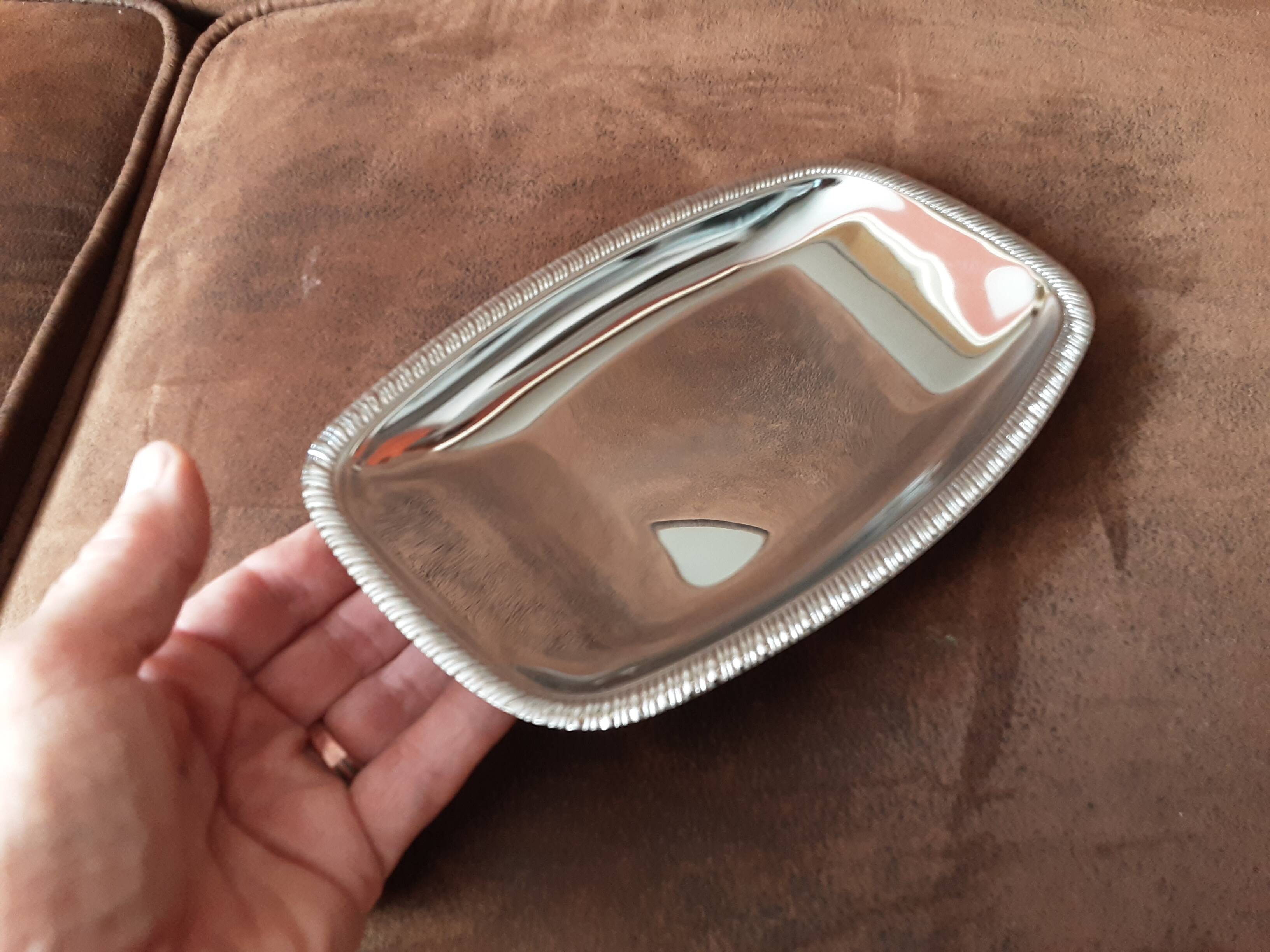 Metal butter dish