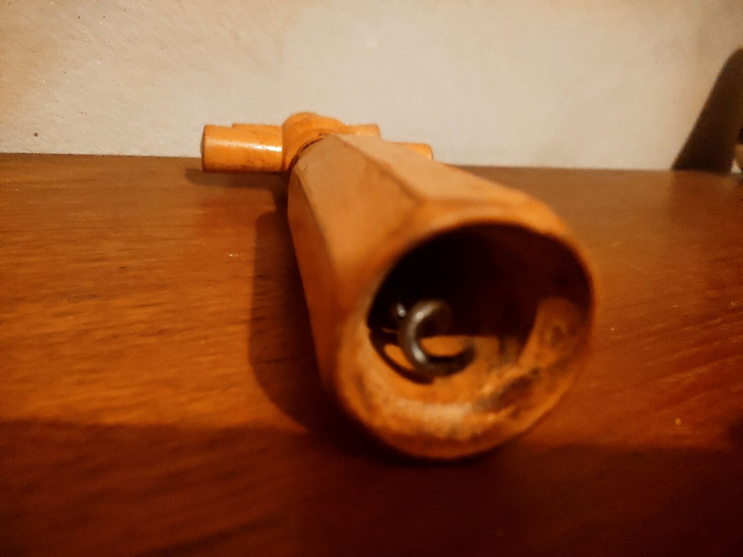 Wooden bottle opener