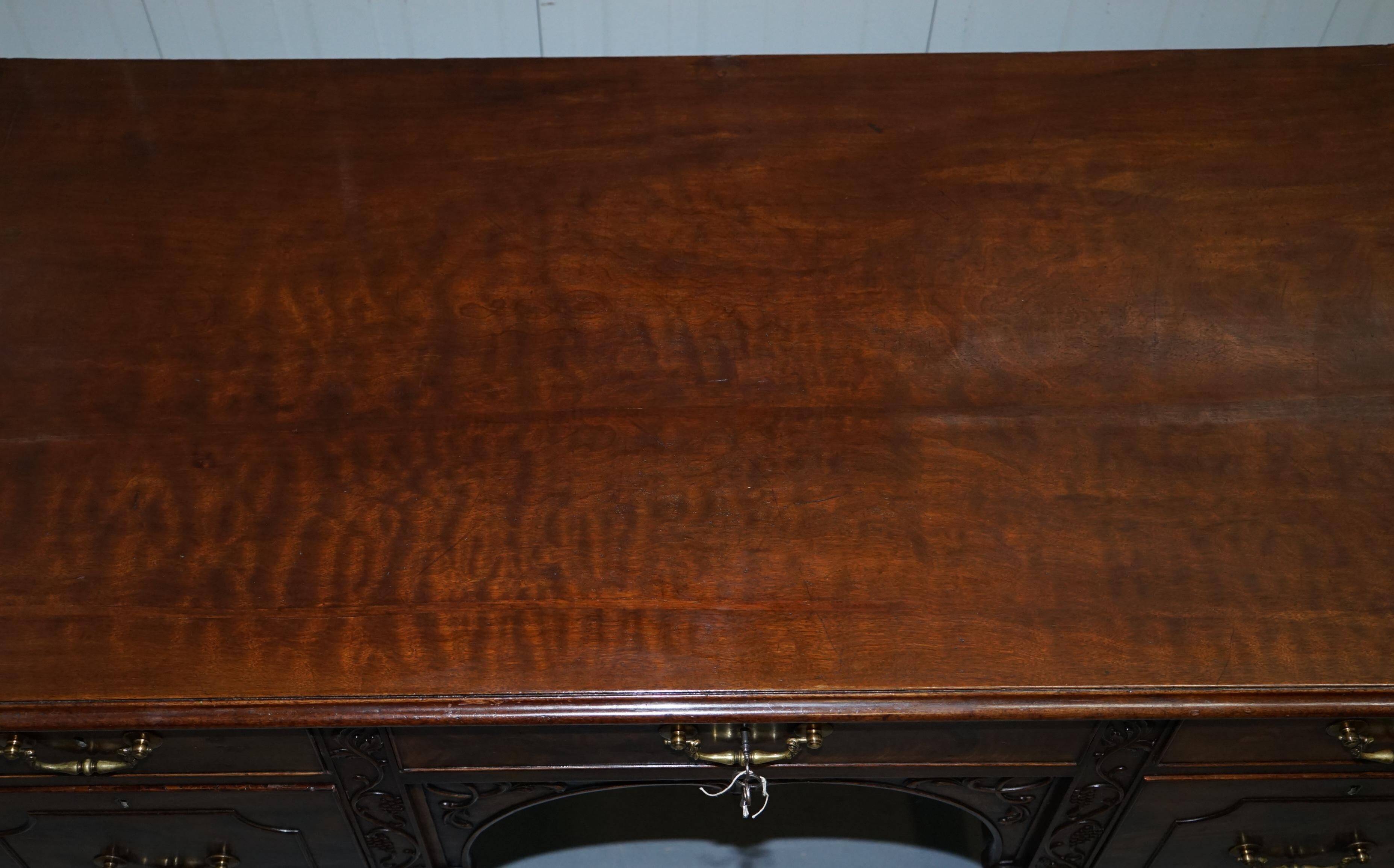 George III mahogany buffet Viscountess Boyd of Ince Castle Chippendale