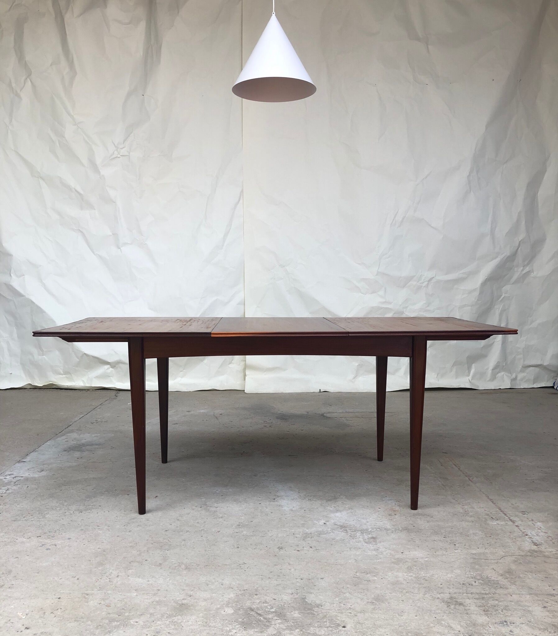 Vtg Mid Century Richard Hornby Dining Table 4 6 Seater Danish Scandi Design